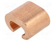 Connector: C shape crimp; copper; 50mm2; 1/0AWG BM GROUP