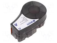 Tape; 19.1mm; 6.4m; orange; Character colour: black BRADY