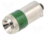 LED lamp; green; Cap: BA9S; 110VAC; 110VDC ABB