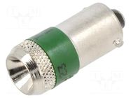 LED; green; Cap: BA9S; 110VAC; 110VDC ABB