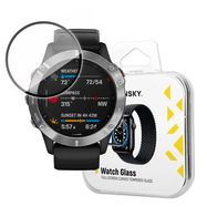 Wozinsky Watch Glass hybrid glass for Garmin Fenix 6 black, Wozinsky