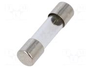 Fuse: fuse; 1A; 220VAC; quick blow; cylindrical,glass; 5x20mm; D1 SCHURTER