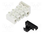 Terminal block; screw terminal; 2.5mm2; 450V; ways: 4; terminals: 8 BM GROUP