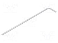 Wrench; hex key; HEX 2.5mm; tool steel; long; L: 114.5mm KING TONY