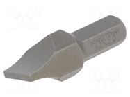 Screwdriver bit; slot; 12x2mm; Overall len: 36mm KING TONY