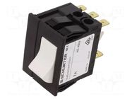 Circuit breaker; 7A; TA45; Leads: connectors; Button marking: O-I SCHURTER