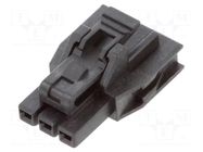 Connector: wire-board; plug; female; PIN: 3; Nano-Fit; UL94V-0; 1x3 MOLEX