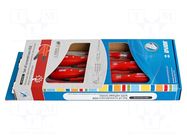 Kit: screwdrivers; cardboard packaging,box; insulated; 6pcs. UNIOR