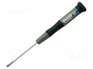 Screwdriver; precision; Pozidriv®; PZ0; 625E; Blade length: 60mm UNIOR