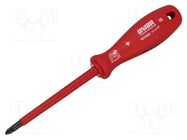 Screwdriver; insulated; Pozidriv®; PZ2; Blade length: 100mm; 1kVAC UNIOR