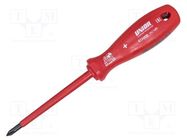 Screwdriver; insulated; Phillips; PH1; Blade length: 80mm; 1kVAC UNIOR