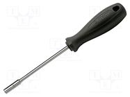 Screwdriver; 6-angles socket; 629CR; Blade length: 125mm UNIOR