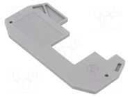 End plate; grey; UTTB PHOENIX CONTACT