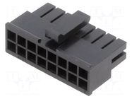 Connector: wire-board; plug; female; Micro-Fit 3.0; PIN: 16; nylon MOLEX