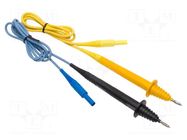 Test leads; banana plug 4mm; 1set SONEL