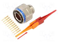 Connector: military; plug; male; PIN: 10; MIL-DTL-38999 Series III AMPHENOL AIR