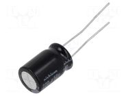 Capacitor: electrolytic; low ESR; THT; 220uF; 50VDC; Ø10x16mm; ±20% NICHICON