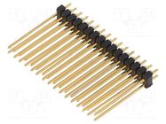 Connector: pin strips; pin header; male; PIN: 32; SL 22; THT; 2.54mm FISCHER ELEKTRONIK