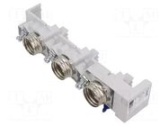 Fuse base; DII; 25A; 500VAC; Poles: 3; 500VDC; 10pcs. RITTAL