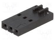 Plug; wire-wire/PCB; female; SL; 2.54mm; PIN: 3; w/o contacts MOLEX