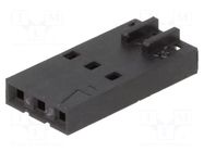 Connector: wire-wire/PCB; plug; female; PIN: 3; SL; for cable MOLEX