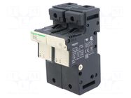 Fuse base; 22x58mm; for DIN rail mounting; 125A; Poles: 3 SCHNEIDER ELECTRIC