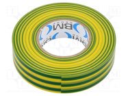 Tape: electrical insulating; W: 19mm; L: 25m; Thk: 0.15mm; PVC film BM GROUP