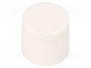Button; 13.75mm; SMS; white SCHURTER