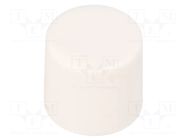 Button; 13.75mm; SMS; white SCHURTER