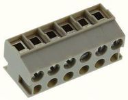 TERMINAL BLOCK PLUGGABLE, 6 POSITION, 22-12AWG
