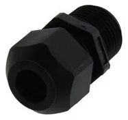 CORD CONNECTOR, STR, NYLON 6.6, NPT 0.5IN, BLACK
