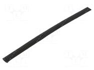 Braid; ØBraid : 7÷13nom.8mm; polyester; black; -50÷150°C HELLERMANNTYTON