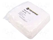 Cleaning cloth: cloth; cotton; 100pcs; 152x152mm; cleaning; dry Techspray