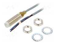 Sensor: inductive; OUT: PNP / NO; 0÷10mm; 10÷36VDC; M12; 2m; IP67 CARLO GAVAZZI