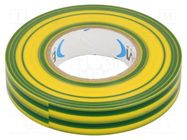 Tape: electrical insulating; W: 15mm; L: 25m; Thk: 0.15mm; PVC film BM GROUP