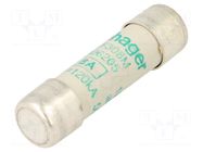 Fuse: fuse; 8A; 500VAC; aM; cylindrical,industrial; 10x38mm HAGER