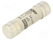 Fuse: fuse; 8A; 690VAC; gG; cylindrical,industrial; 14x51mm HAGER