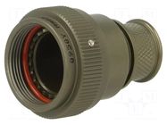 Plug cover; size 15; MIL-DTL-38999 Series III; olive AMPHENOL AIR