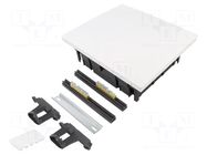 Enclosure: for modular components; IP40; plaster embedded; white SCHNEIDER ELECTRIC