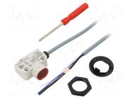 Sensor: photoelectric; Range: 5m; PNP / NO + NC; retro-reflective CARLO GAVAZZI
