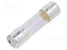 Fuse: fuse; quick blow; 315mA; 250VAC; cylindrical,glass; 5x20mm EATON/BUSSMANN
