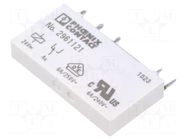 Relay: miniature; SPDT; Ucoil: 24VDC; miniature; PCB; 3.39kΩ; 7mA PHOENIX CONTACT