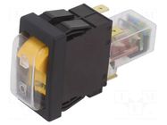 Circuit breaker; 8A; Poles: 1; SNAP-IN; TA45 2P; Leads: connectors SCHURTER