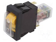 Circuit breaker; 8A; Poles: 1; SNAP-IN; TA45 2P; Leads: connectors SCHURTER