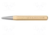 Centre punch; L: 130mm; Spanner: 14mm; Ø: 4mm RENNSTEIG