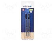 Hacksaw blade-set; wood,jigsaw; 100mm; 12teeth/inch; 2pcs. HÖGERT TECHNIK