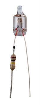 Wire-terminal Base Miniature Light Bulb, 0.25 W, 0.25 W - Cable Strand, 230 V (AC), 1.4 mA
