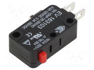 Microswitch SNAP ACTION; 16A/250VAC; 0.6A/125VDC; without lever ECE