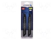 Hacksaw blade-set; 150mm; 14teeth/inch; 2pcs. HÖGERT TECHNIK
