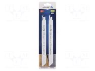 Hacksaw blade-set; wood,metal,plastic; 230mm; 10teeth/inch HÖGERT TECHNIK